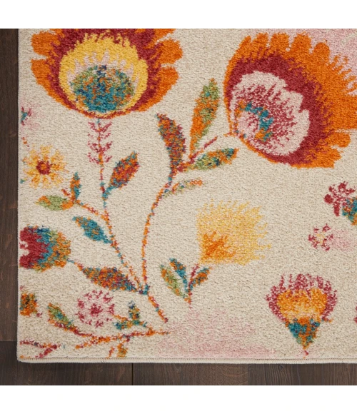 Nourison Allur Area Rug ALR08-Ivory Multicolor
