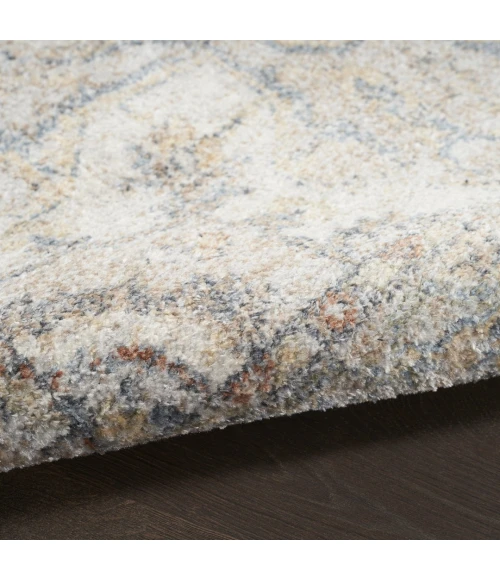Nourison Astra Machine Washable Grey Multicolor ASW12 10ft. x 14ft. Rect. Rug