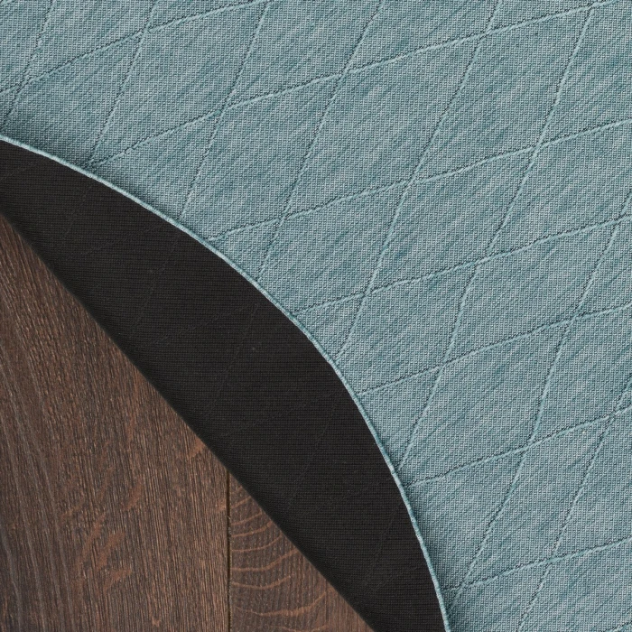 Nourison Washable Solutions Aqua WSL01 8 ft. X Round Rug
