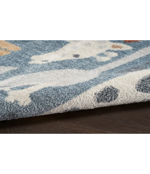 Nourison Astra Machine Washable Multicolor ASW01 2 ft. 2 in. X 8 ft. Rectangle Rug