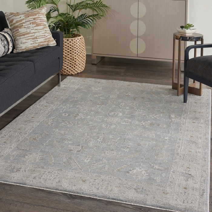Nourison Infinite Blue IFT05 4 ft. X 6 ft. Rect. Rug