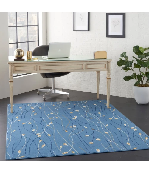 Nourison Grafix Area Rug GRF15-Light Blue