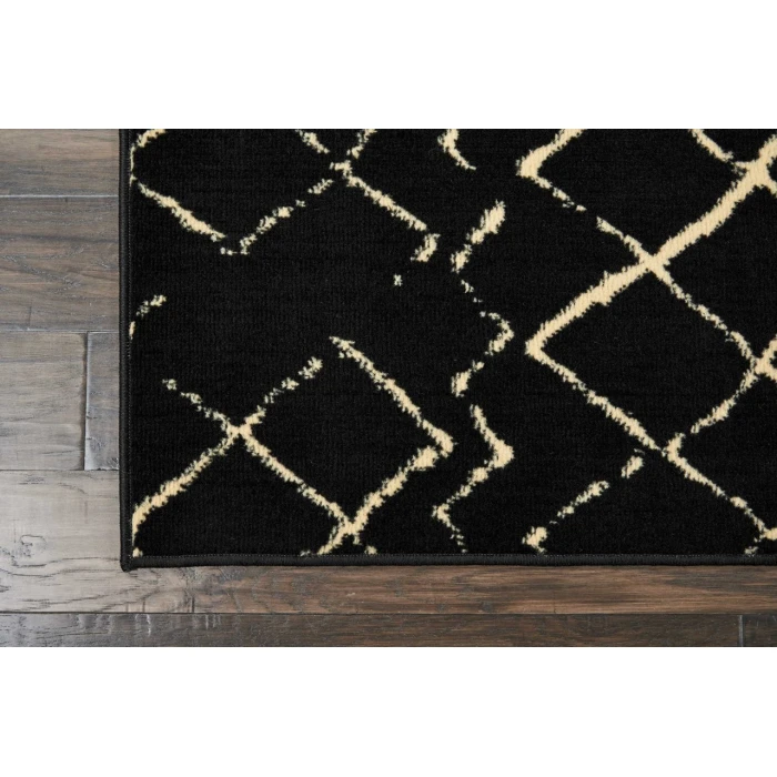 Nourison Grafix Area Rug GRF04-Black