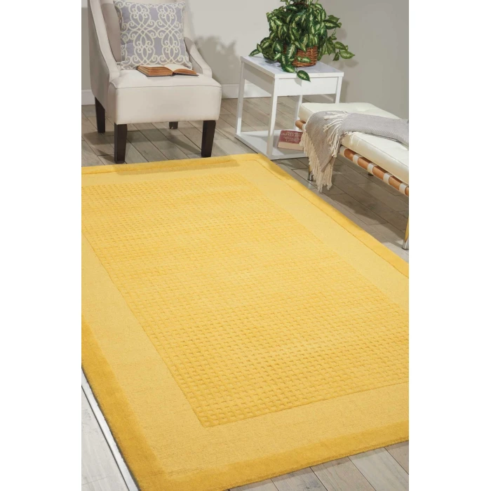 Nourison Home Westport Yellow WP30 3ft.6in. x 5ft.6in. Rect. Rug