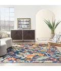Nourison Allur Area Rug ALR09-Navy Multicolor