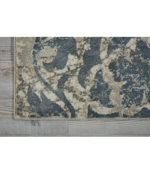 Nourison Maxell Runner Area Rug MAE10-Ivory/Blue
