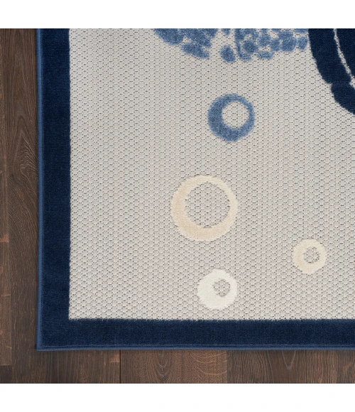 Nourison Aloha Area Rug ALH27 Navy Blue