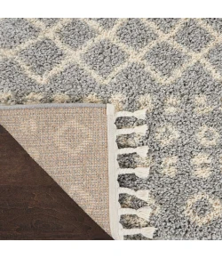 Nourison Moroccan Shag Silver MRS02 2ft.2in. x 4ft. Rect. Rug