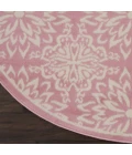 Nourison Jubilant Round Area Rug JUB06-Ivory/Pink