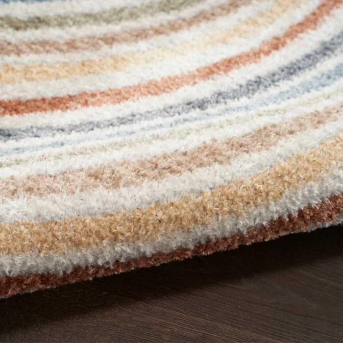 Nourison Astra Machine Washable Area Rug ASW08 Ivory/Multi