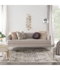 Nourison Quarry Ivory Grey QUA05 8 ft. X Square Rug