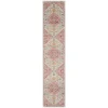 Nourison Home Passion PSN25 Ivory Pink 2 ft. 2 in. X 10 ft. Area Rug