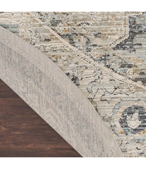 Nourison Lynx Light Blue LNX07 8 ft. X Round Rug