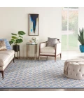 Nourison Aloha Area Rug ALH26 Blue/Grey 12' x 15'