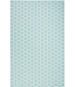 Nourison Home Twist Reversible TWS01 Aqua 6 ft. X 9 ft. Area Rug