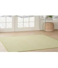 Nourison Courtyard Ivory Green COU01 5 ft. Square Rug