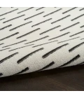 Nourison Home Nordic Ivory Black NRC12 5 ft. X 7 ft. Rectangle Rug