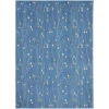 Nourison Home Grafix GRF15 Light Blue 8 ft. 6 in. X 12 ft. Area Rug