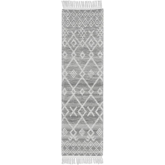 Nicole Curtis Series 3 Area Rug SR302 Grey/Ivory 2'3" x 8'