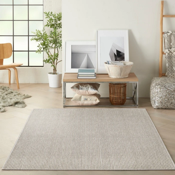 Nourison Natural Texture Ivory Mocha NTX01 4 ft. X 6 ft. Rect. Rug