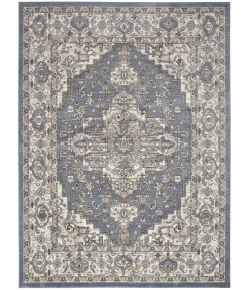 Nourison Home Quarry QUA05 Blue 6 ft. X 9 ft. Area Rug