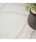 Nourison Modern Shag Ivory Beige MMD03 5 ft. X 7 ft. Rect. Rug