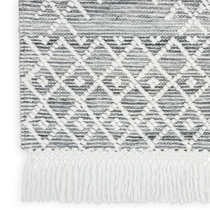 Nicole Curtis Series 3 Area Rug SR302 Grey/Ivory 2'3" x 8'