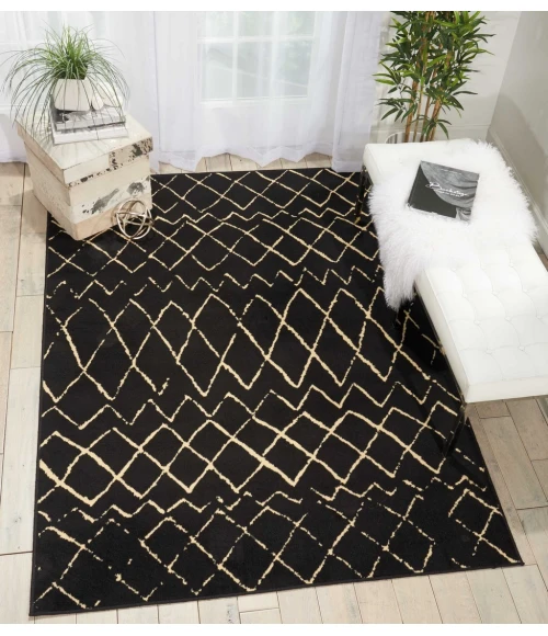 Nourison Grafix Area Rug GRF04-Black