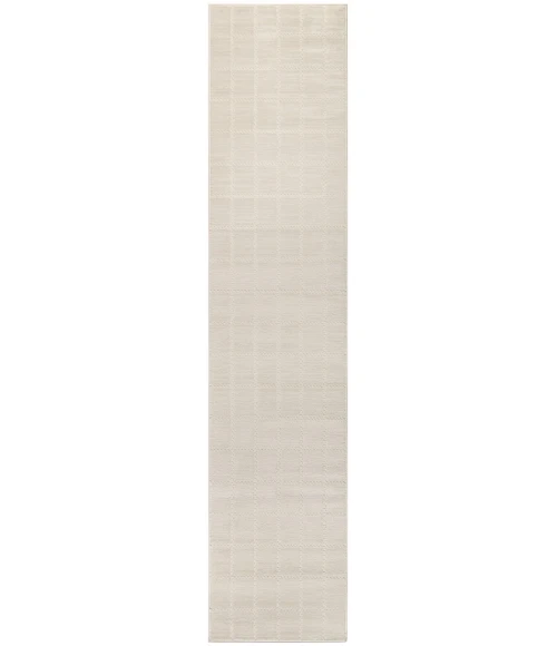 Nourison Serenity Home Ivory Cream SRH05 2 ft. 2 in. X 6 ft. Rect. Rug