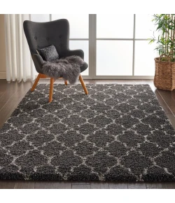 Nourison Home Amore AMOR2 Charcoal 3 ft. 11 in. X 5 ft. 11 in. Area Rug