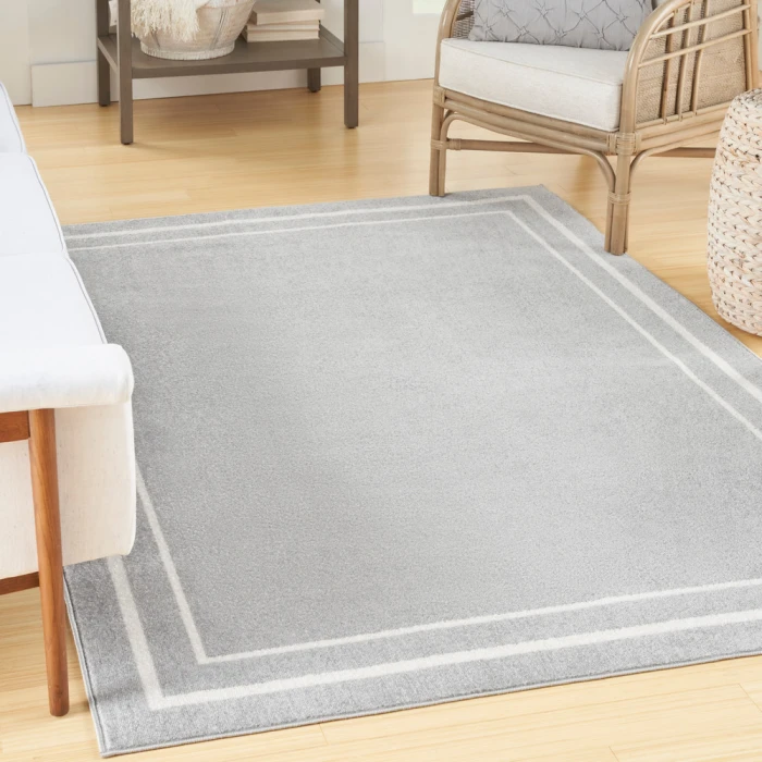 Nourison Nourison Essentials Area Rug NRE02 Grey/Ivory
