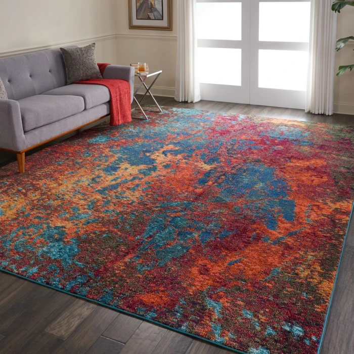 Nourison Celestial Area Rug CES08-Atlantic
