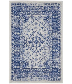 Nourison Home Whimsicle WHS15 Ivory Navy 2 ft. X 3 ft. Area Rug