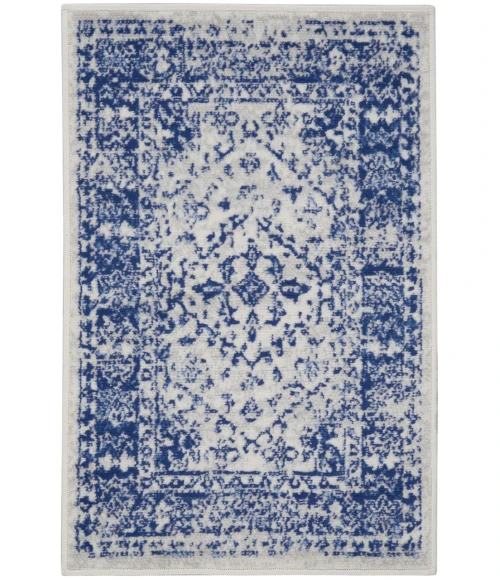 Nourison Whimsicle Area Rug WHS15-Ivory Navy