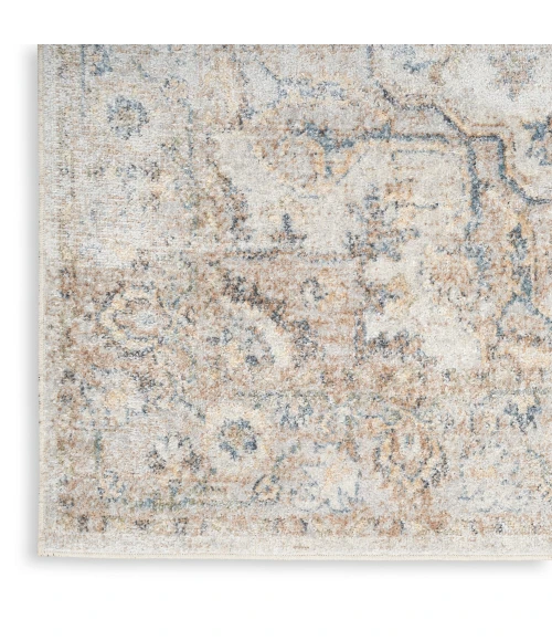 Nourison Astra Machine Washable Area Rug ASW12 Silver Grey