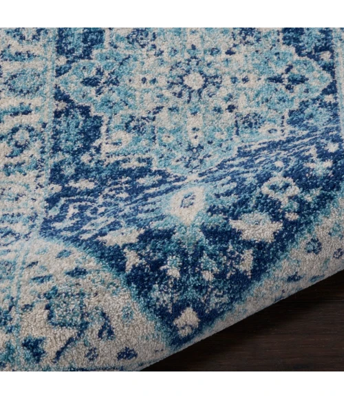 Nourison Tranquil Runner Area Rug TRA06-Ivory/Navy