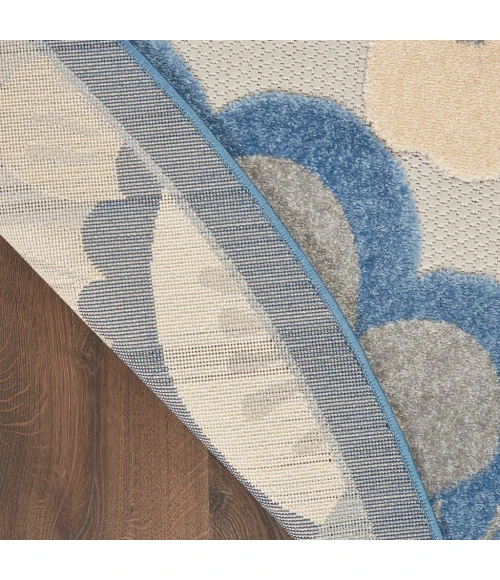 Nourison Aloha Area Rug ALH25-Blue/Grey