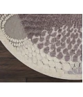 Nourison Graphic Illusions Round Area Rug GIL04-Grey