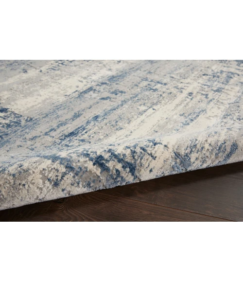 Nourison Rustic Textures Area Rug RUS10-Ivory/Blue