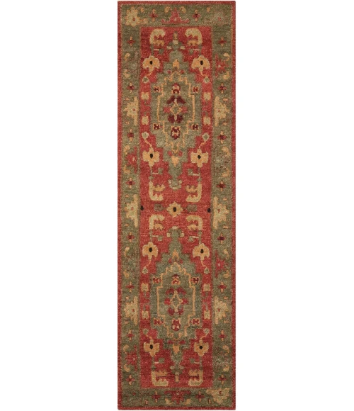 Nourison Tahoe Runner Area Rug TA01-Rust