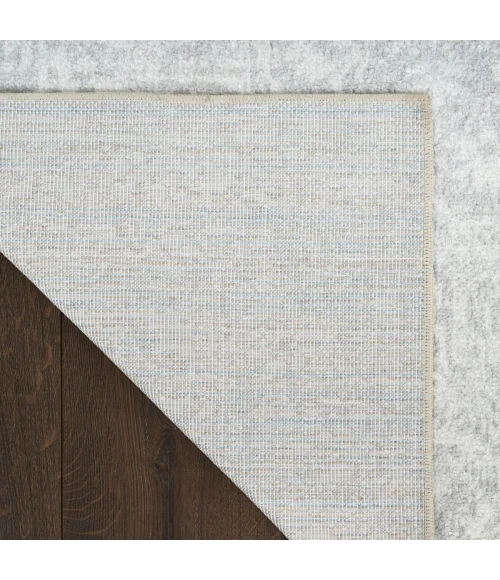 Nourison Astra Machine Washable Grey ASW12 3 ft. 3 in. X 5 ft. Rect. Rug