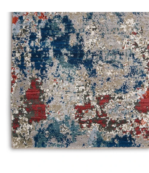 Nourison Artworks Area Rug ATW01-Navy/Brick