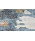 Nourison Astra Machine Washable Multicolor ASW01 7 ft. 10 in. Round Rug