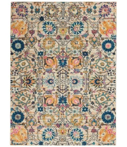 Nourison Home Passion PSN01 Ivory Multicolor 5 ft. 3 in. X 7 ft. 3 in. Area Rug