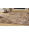 Nourison Astra Machine Washable Latte ASW03 6 ft. 7 in. X 9 ft. Rectangle Rug