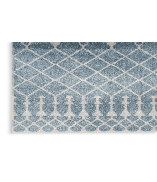 Nourison Astra Machine Washable Blue ASW10 12 ft. X 15 ft. Rectangle Rug