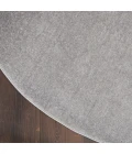 Nourison Essentials Silver Grey Area Rug NRE01-Silver Grey