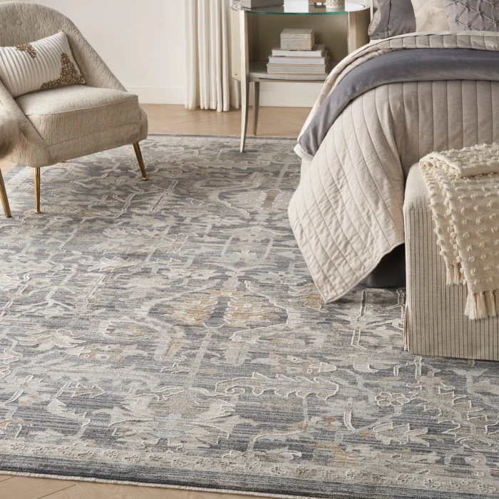 Nourison Lynx Navy Multicolor LNX02 8 ft. X 10 ft. Rect. Rug
