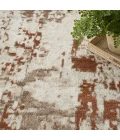 Nourison Quarry Ivory Rust QUA01 9 ft. X 12 ft. Rect. Rug