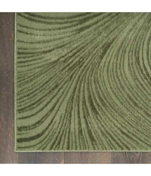 DKNY Central Park West Green CEP02 9ft. x 12ft. Rect. Rug